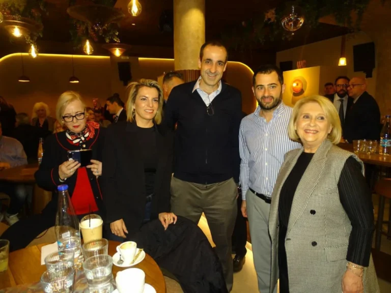 Ο Γρηγόρης Δημητριάδης στην κοπή πίτας της ΔΕΕΠ Εύβοιας